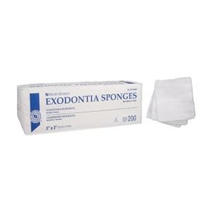 Cotton Filled Exodontia Gauze 3x3" 8 Ply Non-Sterile LF