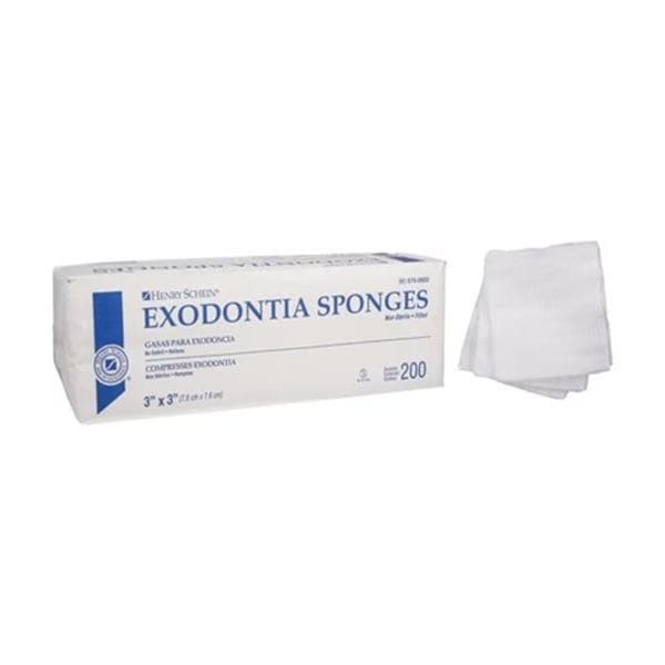 Cotton Filled Exodontia Gauze 3x3" 8 Ply Non-Sterile LF product image