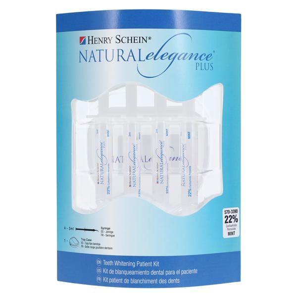 Natural Elegance Plus At Home Tooth Whitening Patient Kit 22% Carb Prx Mint 4/Pk product image
