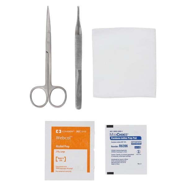 Removal Suture Tray, 50 EA/CA