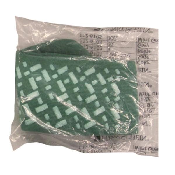 Patient Slippers Polyester Green Universal Disposable 48/Ca