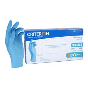 Criterion Nitrile Exam Gloves Small Blue Non-Sterile 100/Bx, 20 BX/CA