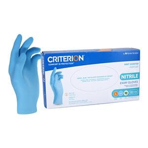 Criterion Nitrile Exam Gloves Large Blue Non-Sterile 100/Bx, 20 BX/CA