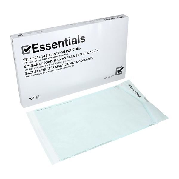 Essentials Sterilization Pouch Self Seal 9 in x 15 in 100/Bx