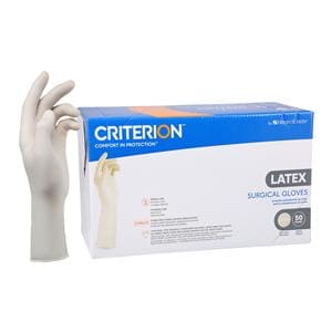 Criterion Latex Surgical Gloves 8 Natural 50Pr/Box, 4 BX/CR