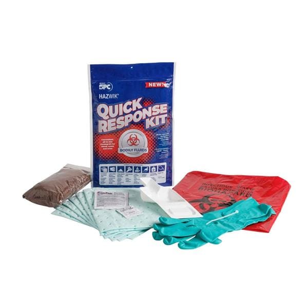 HAZWIK Bodily Fluid Spill Kit 0.49gal Bag 5Pk/Ca