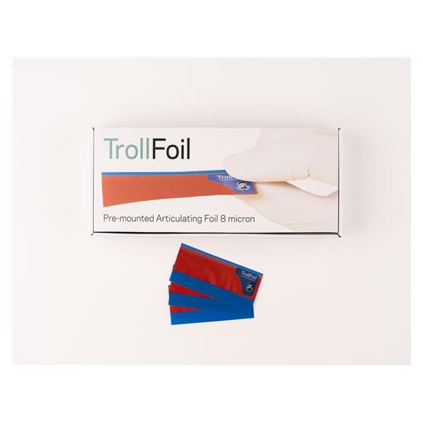 TrollFoil Articulating Foil Strips Red Premounted Strips 500/Bx