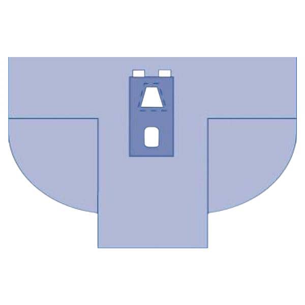 102" x 97" x 40", Non-Sterile Laparoscopy Drape Fenestrated