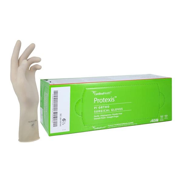 Protexis PI Ortho Synthetic Polyisoprene Surgical Gloves 6.5 Cream 40/Bx
