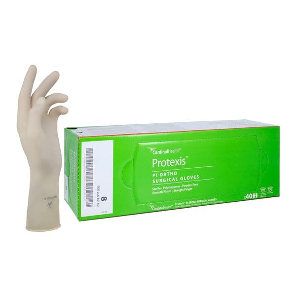Protexis PI Ortho Synthetic Polyisoprene Surgical Gloves 8 Cream 40/Bx