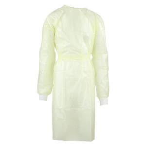 Isolation Gown Coated Polypropylene X-Large Yellow 10/Bg, 10 PK/CA