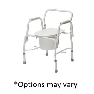 Bathroom Commode 300lb Capacity Rubber Tips