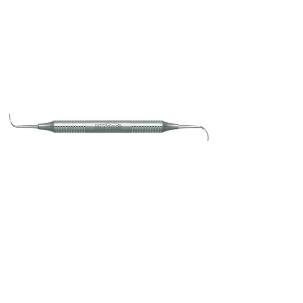 Curette Offset Sickle Double End Size 2 DuraLite Round Stainless Steel Ea - Curette Offset Sickle Double End Size 2 DuraLite Round Stainless Steel Ea - Image 1