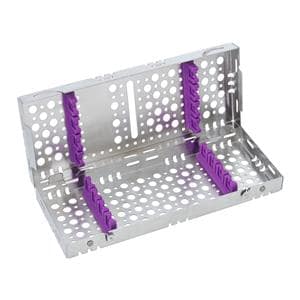 Nordent Cassette Cassette Stainless Steel Small Purple 4-8 Instruments Ea