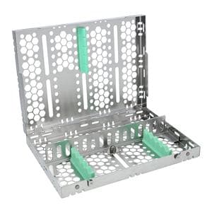 Cassette Cassette 100% Stainless Steel Medium Blue 10 Instruments Each