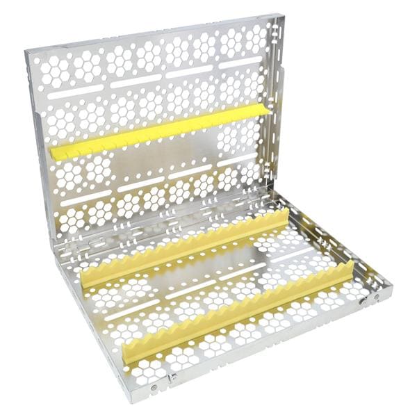 Cassette 100% Stainless Steel Large Yellow 20 Instruments Each