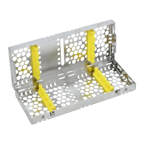 2-Tier Cassette 100% Stainless Steel Small Yellow 8 Instruments Each product image