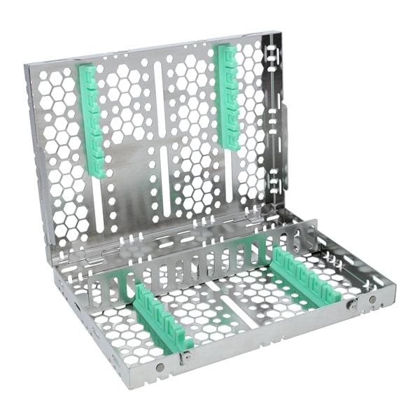 Double Sided Cassette 100% Stainless Steel Medium Light Green 16 Instruments Ea product image