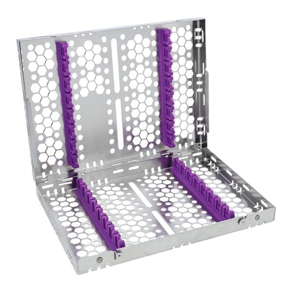 Double Sided Cassette 100% Stainless Steel Medium Purple 16 Instruments Each product image