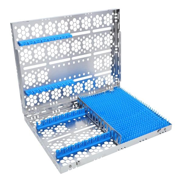 Double Decker Cassette 100% Stainless Steel Large Blue 24 Instruments Each product image
