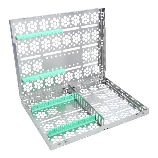 Double Decker Cassette 100% Stainless Steel Lg Light Green 24 Instruments Each