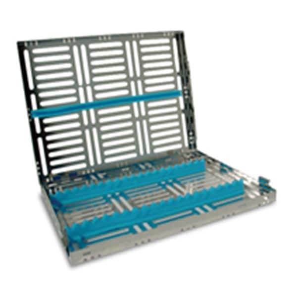 Instrument Cassette Stainless Steel Large Blueberry 16 Instruments Ea - Instrument Cassette Stainless Steel Large Blueberry 16 Instruments Ea - Image 1