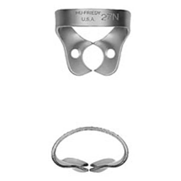 Rubber Dam Clamp, # 27N, Premolars, Satin Steel, 1/Pk, RDCM27N thumbnail 6