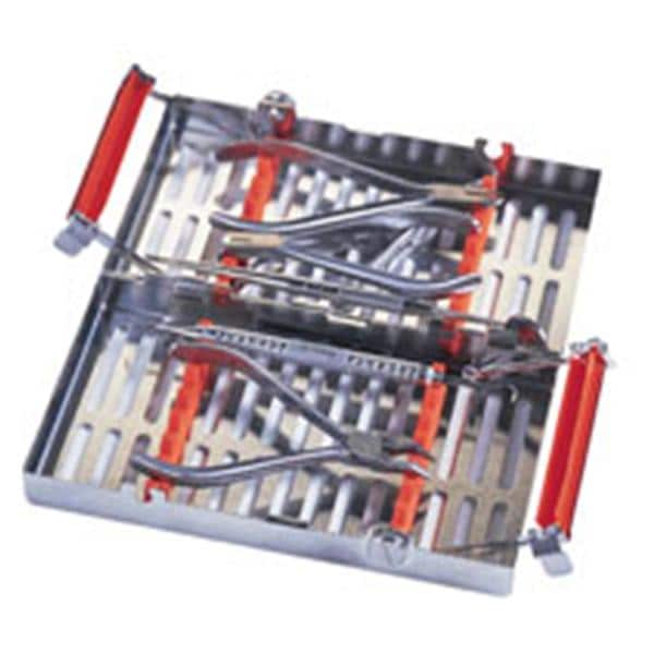 IMS Orthodontic Cassette Stainless Steel Small Green 7 Instruments Ea product image