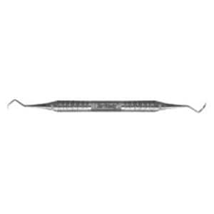 Curette McCall Double End Size 13/14 #6 Satin Steel Immunity Steel Ea