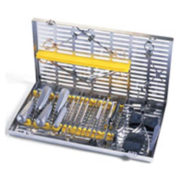 IMS Oral Surgery Cassette Stainless Steel Orange 12 Instruments Ea