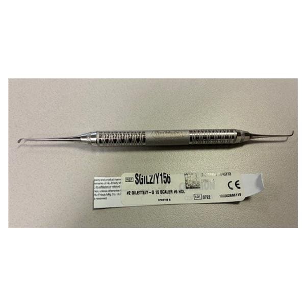 Scaler Gillette / Younger-Good DE Size 2/15 #6 Satin Steel Immunity Steel Ea