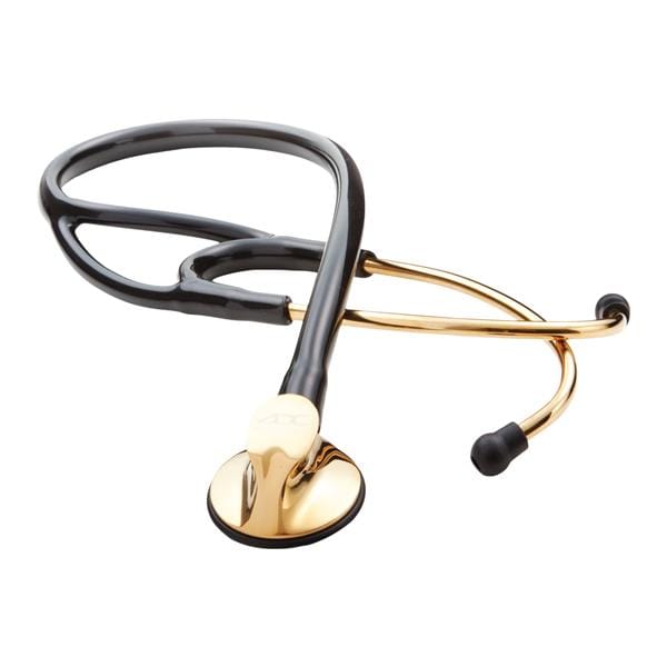 Adscope 600 Cardiology Stethoscope Adult Black Double Lumen Tubing Ea