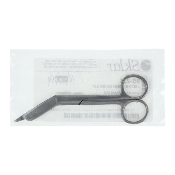 Surgi-OR Lister Bandage Scissors Angled 5-1/2" Stainless Steel NS Rsbl Ea