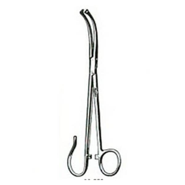 White Seizing Forcep Medium Curve 7-1/2" Autoclavable Ea