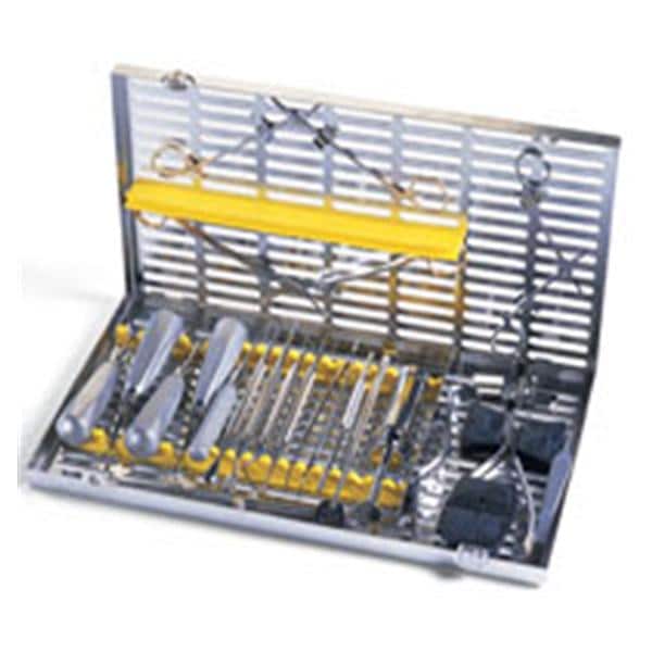 IMS Oral Surgery Cassette Stainless Steel Black 12 Instruments Ea