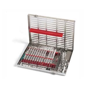 IMS Signature Series Cassette Rail 16 Instruments Red Set