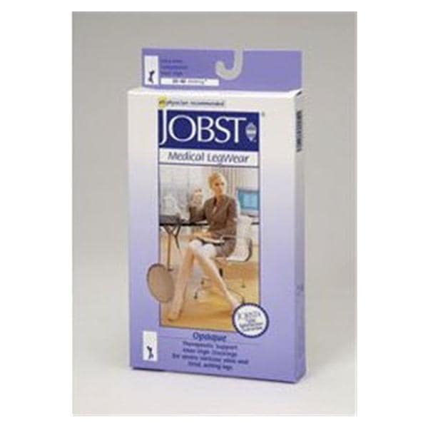Opaque Compression Stocking Knee High Medium Natural