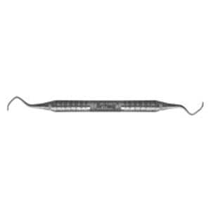 Curette Loma Linda Double End Size 10/11 #6 Satin Steel Immunity Steel Ea