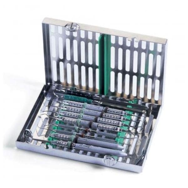 IMS Signature Series Cassette Rail 10 Instruments Green Set - IMS Signature Series Cassette Rail 10 Instruments Green Set - Image 1