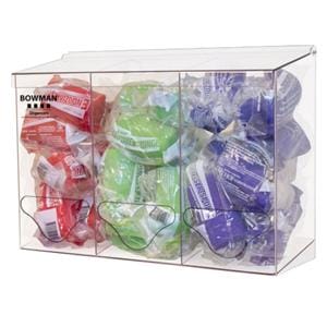 PETG Plastic Glove Dispenser Triple Ea