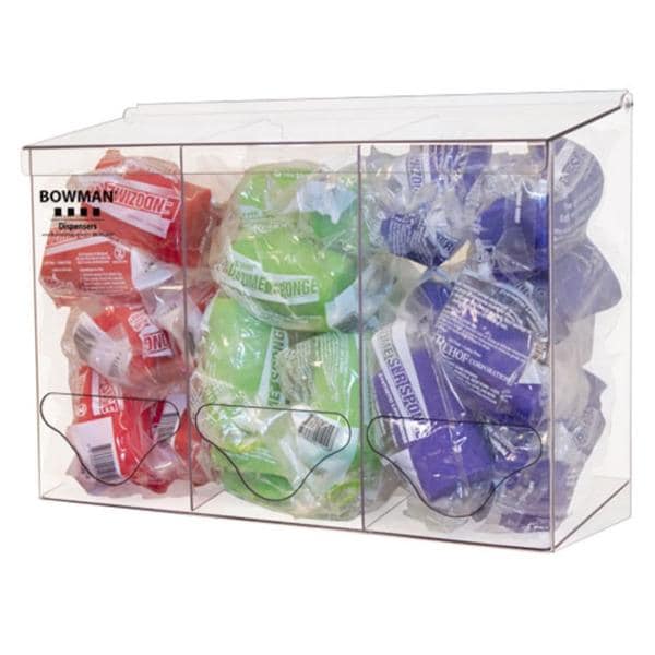 PETG Plastic Glove Dispenser Triple Ea