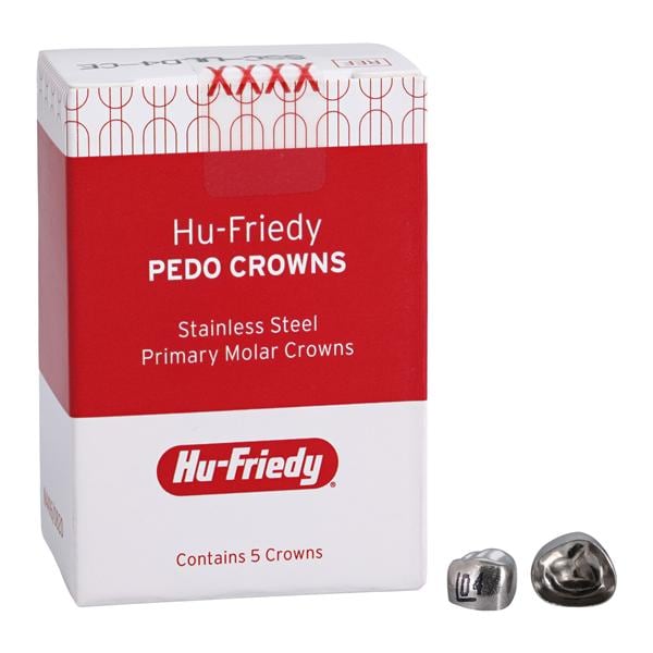 PEDO CROWNS Crowns Size ULD4 1st Primary Upper Left Molar Refill 5/Pk