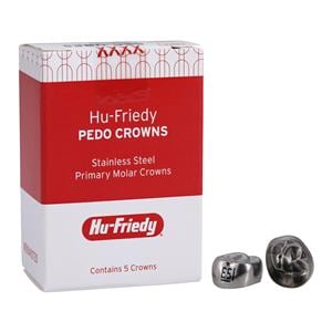 PEDO CROWNS Crowns Size URE5 2nd Primary Upper Right Molar Refill 5/Pk