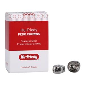 PEDO CROWNS Crowns Size URE6 2nd Primary Upper Right Molar Refill 5/Pk