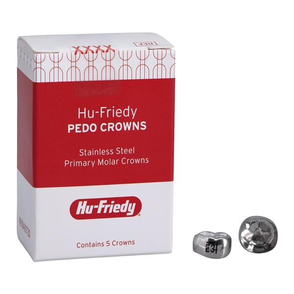 PEDO CROWNS Crowns Size LRE3 2nd Primary Lower Right Molar Refill 5/Pk