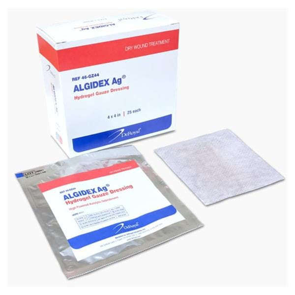 Algidex Ag Alginate/Silver Wound Dressing 4x4" LF