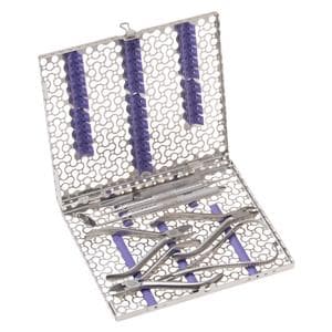 IMS Infinity Series Orthodontic Cassette SS Sm Thn Prpl 4 Plrs & 3 Hnd Inst Ea