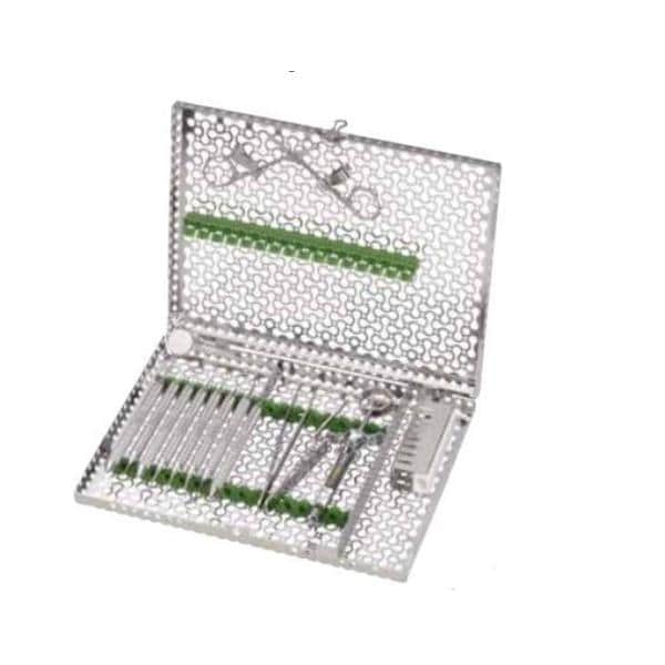 IMS Infinity Series Oral Surgery Cassette Stainless Steel Orng 12 Instruments Ea