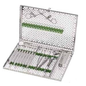 IMS Infinity Series Instrument Cassette Stainless Steel Lg Blk 16 Instruments Ea