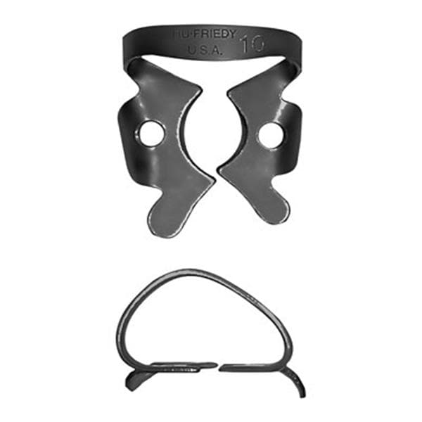 Hu-Friedy Black Line Rubber Dam Clamp Winged Size 10 Ea thumbnail 3